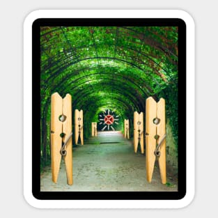 CLOTHESPIN TUNNEL GUARDS Sticker